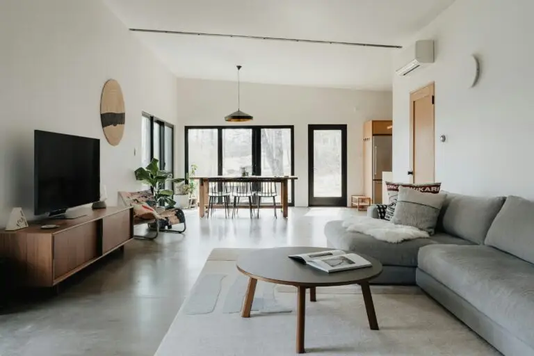 Living room in the afternoon with lots of natural light