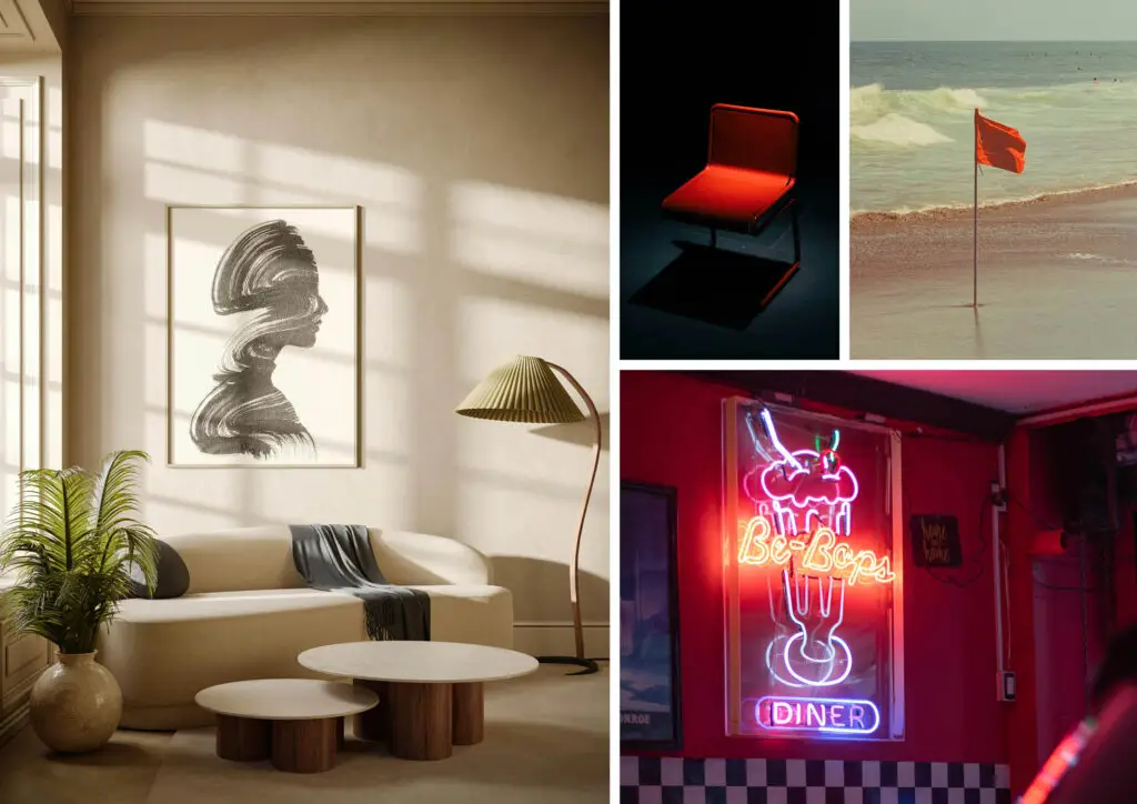 Examples of focal points in design